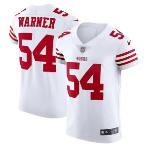 Outstanding Fred Warner San Francisco 49ers Nike Vapor Elite Jersey - White