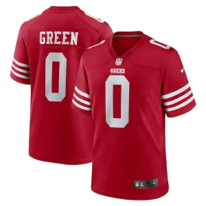High - quality Renardo Green San Francisco 49ers Nike Game Jersey - Scarlet