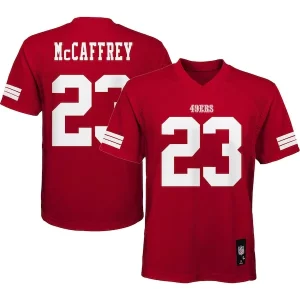 High - quality Christian McCaffrey San Francisco 49ers Preschool Replica Player Jersey - Scarlet