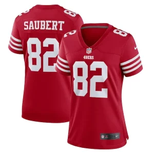Impressive Eric Saubert San Francisco 49ers Nike Women's Team Game Jersey - Scarlet