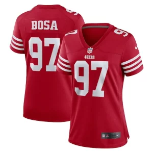 Finest Nick Bosa San Francisco 49ers Nike Women's Team Game Player Jersey - Scarlet