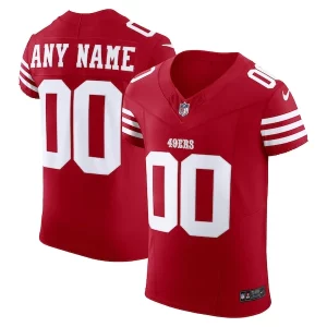 Fantastic San Francisco 49ers Nike Vapor F.U.S.E. Elite Custom Jersey - Scarlet