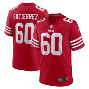 Delightful Sebastian Gutierrez San Francisco 49ers Nike Team Game Jersey - Scarlet