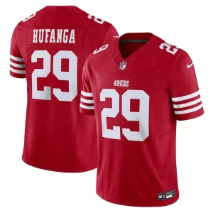 High - quality Talanoa Hufanga San Francisco 49ers Nike Vapor F.U.S.E. Limited Jersey - Scarlet