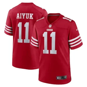 Outstanding Brandon Aiyuk San Francisco 49ers Nike Team Player Game Jersey - Scarlet