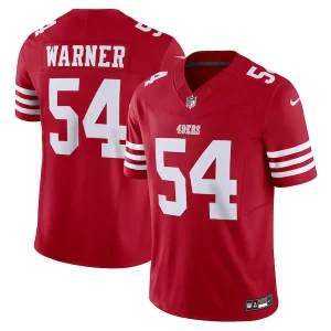 High - quality Fred Warner San Francisco 49ers Nike Vapor F.U.S.E. Limited Jersey - Scarlet