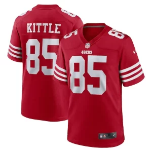 Premium George Kittle San Francisco 49ers Nike Player Game Jersey - Scarlet