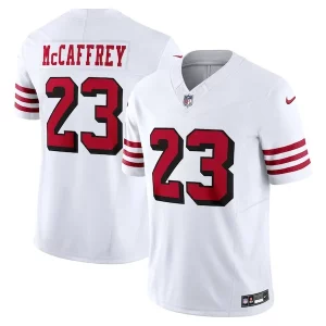Impressive Christian McCaffrey San Francisco 49ers Nike Vapor F.U.S.E. Limited 2nd Alternate Jersey - White
