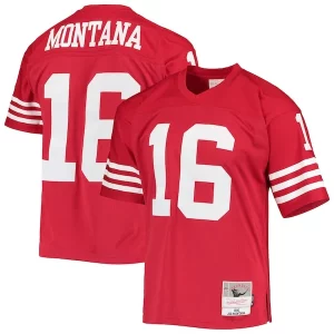 Impressive Joe Montana San Francisco 49ers Legacy Replica Jersey - Scarlet