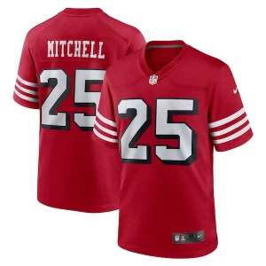 Superb Elijah Mitchell San Francisco 49ers Nike Alternate Team Game Jersey - Scarlet