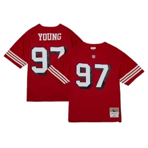 Outstanding Bryant Young San Francisco 49ers Legacy Replica Jersey - Scarlet