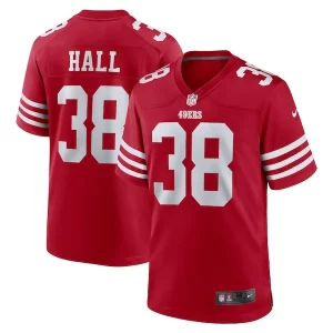 Exceptional Kemon Hall San Francisco 49ers Nike Team Game Jersey - Scarlet