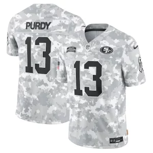 Amazing Brock Purdy San Francisco 49ers Nike 2024 Salute to Service Limited Jersey - Arctic Camo