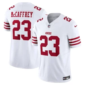 Amazing Christian McCaffrey San Francisco 49ers Nike Vapor F.U.S.E. Limited Jersey - White