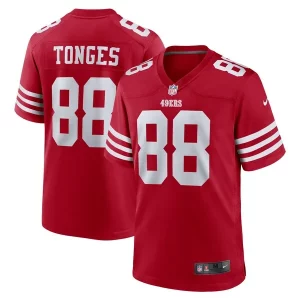 Fantastic Jake Tonges San Francisco 49ers Nike Team Game Jersey - Scarlet