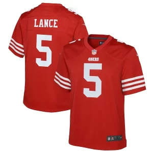 Outstanding Trey Lance San Francisco 49ers Nike Youth Game Jersey - Scarlet