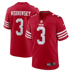 Fantastic Mitch Wishnowsky San Francisco 49ers Nike Game Jersey - Scarlet