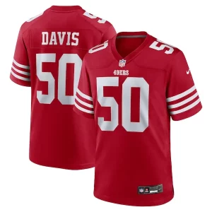 Impressive Khalil Davis San Francisco 49ers Nike Team Game Jersey - Scarlet