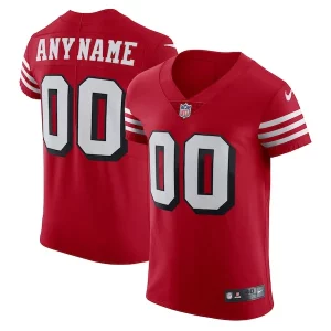 Delightful San Francisco 49ers Nike Alternate Vapor Elite Custom Jersey - Scarlet