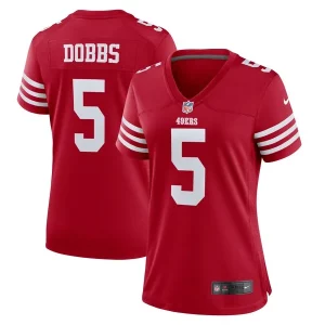 Superb Joshua Dobbs San Francisco 49ers Nike Women's Team Game Jersey - Scarlet