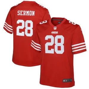 Exceptional Trey Sermon San Francisco 49ers Nike Youth Game Jersey - Scarlet