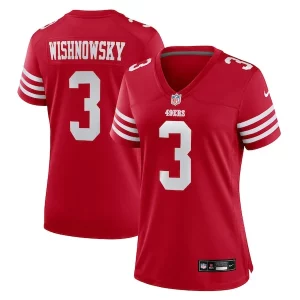 Outstanding Mitch Wishnowsky San Francisco 49ers Nike Women's Game Jersey - Scarlet