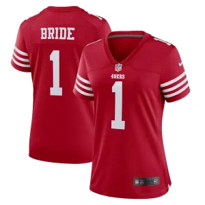 Finest Number 1 Bride San Francisco 49ers Nike Women's Game Jersey - Scarlet