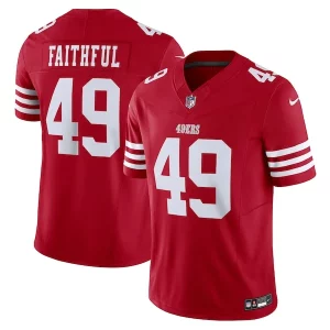Impressive The Faithful San Francisco 49ers Nike Vapor F.U.S.E. Limited Jersey - Scarlet
