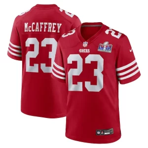 Delightful Christian McCaffrey San Francisco 49ers Nike Super Bowl LVIII Game Jersey - Scarlet