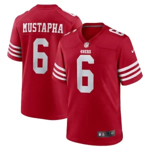 Outstanding Malik Mustapha San Francisco 49ers Nike Game Jersey - Scarlet