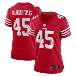 Exceptional Demetrius Flannigan-Fowles San Francisco 49ers Nike Women's Game Jersey - Scarlet