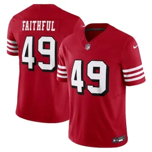 Amazing The Faithful San Francisco 49ers Nike Vapor F.U.S.E. Limited Jersey - Scarlet