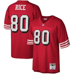 High - quality Jerry Rice San Francisco 49ers Legacy Replica Jersey - Scarlet