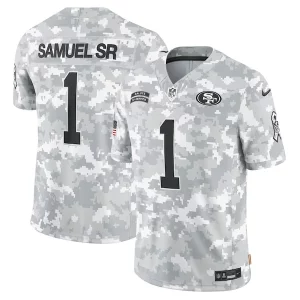 Outstanding Deebo Samuel Sr San Francisco 49ers Nike 2024 Salute to Service Limited Jersey - Arctic Camo