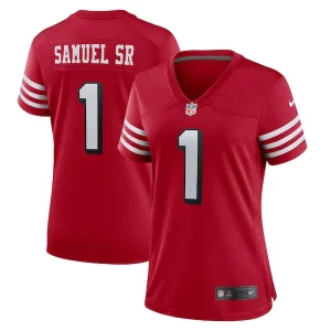 Superb Deebo Samuel Sr San Francisco 49ers Nike Women's Alternate Game Jersey - Scarlet