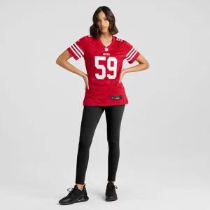 Exceptional De'Vondre Campbell San Francisco 49ers Nike Women's Game Jersey - Scarlet