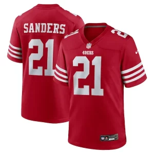 Amazing Deion Sanders San Francisco 49ers Nike Team Retired Player Game Jersey - Scarlet