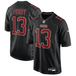 Superb Brock Purdy San Francisco 49ers Nike Fashion Game Jersey - Carbon Black