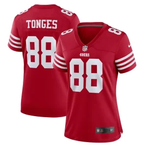 Exceptional Jake Tonges San Francisco 49ers Nike Women's Team Game Jersey - Scarlet