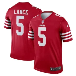 Impressive Trey Lance San Francisco 49ers Nike Legend Jersey - Scarlet