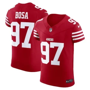 Outstanding Nick Bosa San Francisco 49ers Nike Vapor F.U.S.E. Elite Jersey - Scarlet