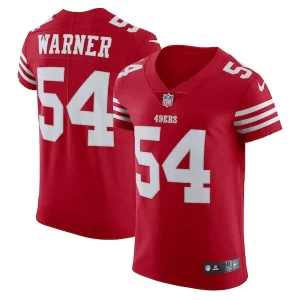 Impressive Fred Warner San Francisco 49ers Nike Vapor Elite Jersey - Scarlet
