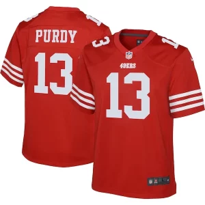 Finest Brock Purdy San Francisco 49ers Nike Youth Game Jersey - Scarlet