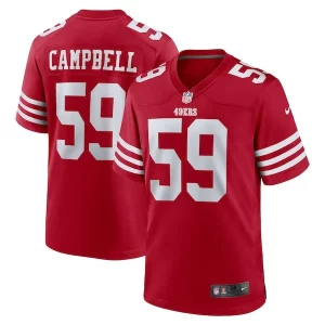 Amazing De'Vondre Campbell San Francisco 49ers Nike Team Game Jersey - Scarlet