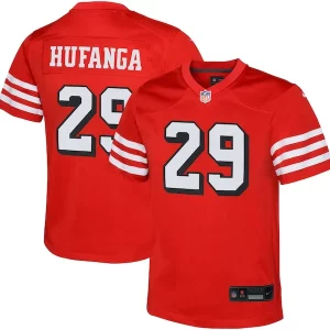 Exceptional Talanoa Hufanga San Francisco 49ers Nike Youth Game Jersey - Scarlet