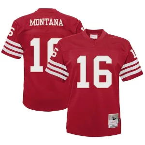 Finest Joe Montana San Francisco 49ers Toddler 1990 Retired Legacy Jersey - Scarlet