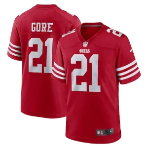 Outstanding Frank Gore San Francisco 49ers Nike Retired Player Game Jersey - Scarlet