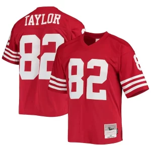 Superb John Taylor San Francisco 49ers Legacy Replica Jersey - Scarlet