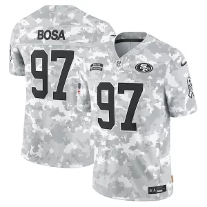 Amazing Nick Bosa San Francisco 49ers Nike 2024 Salute to Service Limited Jersey - Arctic Camo