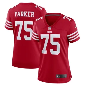 Outstanding Brandon Parker San Francisco 49ers Nike Women's Team Game Jersey - Scarlet